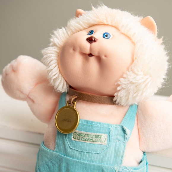 Vintage 80s Cabbage Patch Kids Boy Doll & Koosa Cat Plush Bundle CPK Nostalgic - Picture 9 of 14